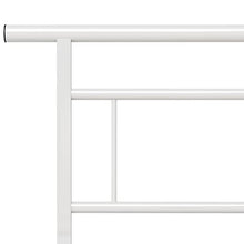 vidaXL Giroletto Bianco in Metallo 140x200 cm