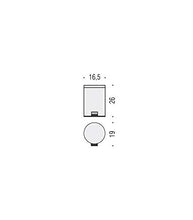 Colombo Design B99620CR Gettacarta Serie Hotellerie, Cromo