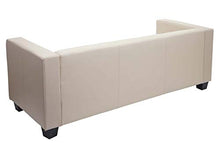 Serie Lille M65 Divano Sofa 3 posti 75x191x70cm Pelle Avorio
