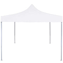 vidaXL Gazebo Professionale Pieghevole 3x3m Acciaio Bianco