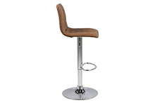 AC Design Enya - Sgabello da bar in plastica, 40 x 110 x 48,5 cm, colore: Marrone chiaro
