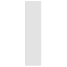 Cikonielf Armadio Aperto Camera da Letto con 3 Piccoli Scomparti 1 Ampio Scomparto con Asta per Appendere i Vestiti 100 x 50 x 200 cm Bianco