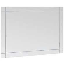 vidaXL Specchio da Parete Specchiera a Muro Elementi Decorativi per la Casa Decorazioni Murali Complementi di Arredo 60x50 cm in Vetro