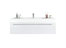 Badplaats B.V. Mobili da Bagno Garcia (Bianco Lucido, Senza Armadio)