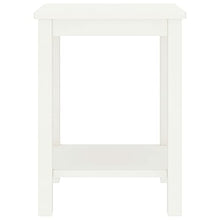 vidaXL Comodini 2pz Bianco 35x30x47 cm Pino Massello