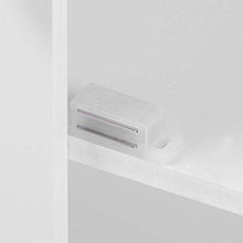 Wyxy 5 Ripiani Mobile scarpiera Mobile Armadio Multiuso mobili Stile cieco per Bagno Comodino credenza Moderna per Ingresso Soggiorno Camera da Letto, Bianco, 64 x 32 x 87 cm
