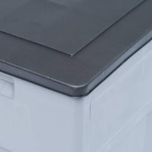E E-NICES Baule da Giardino 320 L Grigio Nero