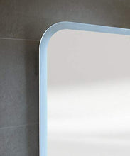 Specchio bagno pensile contenitore 3 ante con specchio filo lucido cm.70x95x13