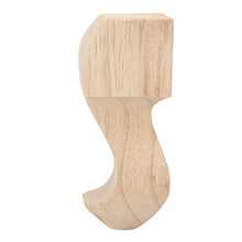 DAUERHAFT Accessori da Ufficio ecologici per Gambe in Legno massello(12 * 6cm)
