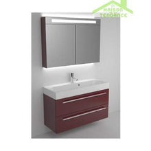 Kit Mobile lavabo RIHO & SLIMLINE-SET 70 in legno lamellato, 100 x 38 a 60,5 cm