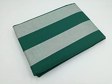 tenda da sole a righe con ganci e anelli - telo parasole a caduta per balcone (marrone, 150x300)