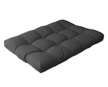 Herlag - Cuscino per Pallet Basic, Resistente ai Raggi UV, Facile da Pulire, Dimensioni 120 x 80 x 15 cm, Colore Grafite