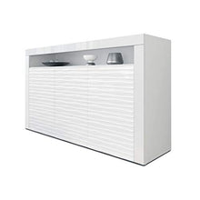 Domando Credenza Andria in Bianco Opaco e Bianco Lucido Harmony