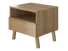 Amazon Basics - Comodino, 45 x 40 x 40 cm, colore crema