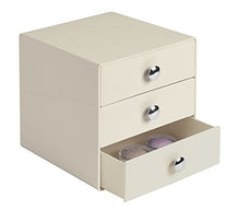 mDesign cassettiera portaoggetti Neonato – Multiuso – Organizer fasciatoio – Ideale per custodire Gli Accessori del Neonato – con 3 cassetti – Robusta e Resistente