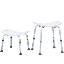 GLJMTY Sedia da Bagno Regolabile in Altezza Comfort Lavabile per Persone con Ridotta capacità Motoria 136 kg di Carico Elevato
