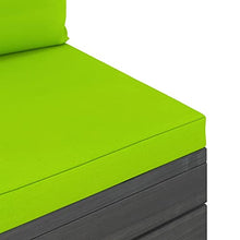 vidaXL Set Divani da Giardino su Pallet 6 pz con Cuscini Massello Pino