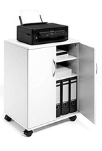 Durable 311502 Mobiletto Multifunzione 74/53 Chiuso, Bianco