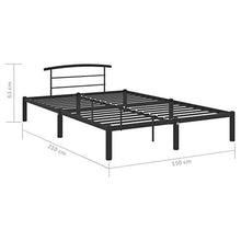 SKM Giroletto Nero in Metallo 140x200 cm (17.9kg)
