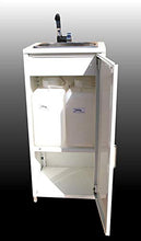 TMM Mobile con lavello bianco,con inclusi accessori, trasportabile, lavello da campeggio