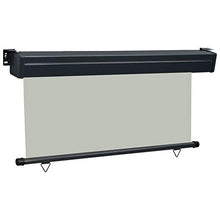 vidaXL Tenda laterale da balcone grigia 170x250 cm
