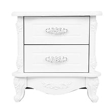 GUHUIHE Due cassetti Comodino da Comodino Comodino Lato Cabinet Laterale Camera da Letto Organizer Storage Cabine