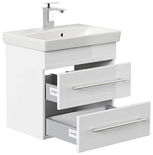 Mobile bagno con lavabo Villeroy & Boch Avento 55cm bianco lucido