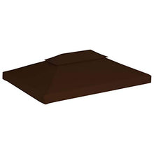 vidaXL - Tela Superiore a Doppio Strato, 310 g/m2, 4 x 3 m, Colore: Marrone