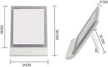 HMMN Ampio Specchio Principessa a LED, con Specchio a vanità Leggero/Smart Touch Screen Portatile Specchio da Bagno/Dressing Decoration