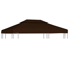 vidaXL - Tela Superiore a Doppio Strato, 310 g/m2, 4 x 3 m, Colore: Marrone