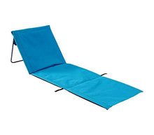 MEDIA WAVE store Stuoia Prendisole con Cuscino Azzurro 334836 ONSHORE richiudibile 135 x 55 x 41cm