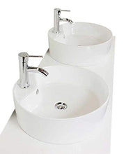 Mobile bagno Novum XL rovere chiaro con doppio lavabo