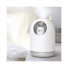 Delaspe - Umidificatore a nebbia fredda, 300 ml, con 7 luci a LED che si spegne automaticamente, utilizzato in camera da letto, casa, ufficio