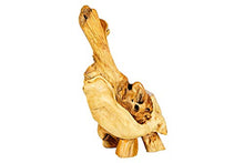 Windalf - Poltrona in legno di radice alto rustico, 125 cm