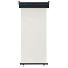 vidaXL Tenda da sole laterale per balcone, 80 × 250 cm, bianco crema