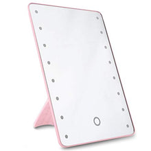 Minkissy Specchio cosmetico per Trucco 16 LED LED Specchio per Trucco Touch Screen Specchio cosmetico per Specchio cosmetico dimmerabile Specchio Luminoso