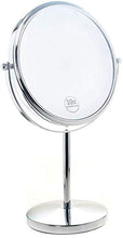 Trucco specchio con luci Specchio cosmetico indipendente 5x zoom, specchio da tavolo da 8 pollici trucco specchio specchio per camera da letto per camera da letto, specchio da barba cosmetico specchio