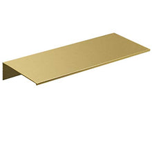 Huante - Mensola da doccia in ottone spazzolato, per bagno, colore: Oro