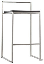 Tabouret de bar empilable format moyen METO (NOIR)