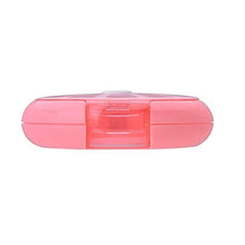 Contenitore rotante portatile per pillole 7 giorni medicina vitamine contenitore dispenser rosa