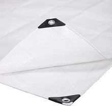 E-starain Telone LDPB0006ws3 Impermeabile Occhiellato Traspirante Multiuso per Giardino PE 180g/m² 4x8m Bianco