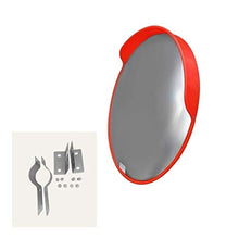 Hfyg Specchio Traffico Sicurezza Specchio Strada grandangolare 60 Centimetri Esterno Specchio Convesso Angolo Specchio Parcheggio Anti-Theft Specchio