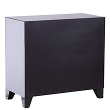 Beliani Credenza Moderna Specchiata Glam 3 Cassetti Effetto Diamante Contay