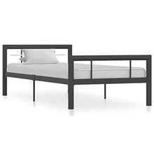 SKM Giroletto Grigio e Bianco in Metallo 90x200 cm