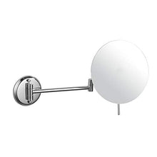 OMLTER 3X Ingrandire Vanity Mirror con Estensibile Braccio 180° Girevole, Casa Unico Lato Rotante Montaggio Parete Specchio Trucco, Bagno Vanity Mirror per Trucco E Rasatura