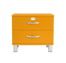 TENZO Comodino di Design, Arancione, 54 x 60 x 41 cm