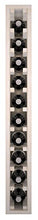 Expovinalia portabottiglie Speciale 1 modulo per 10 Bottiglie, Legno, Bianco, 12 x 32 x 105 cm