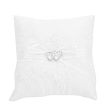 Ruiqas Cestino Fiore Ragazza Raso Avorio Cestino FEDI Nuziali Cuscino Pizzo Floreale