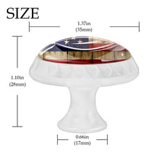 4 pcs White Cabinet Knobs for Kitchen Cabinets Bedroom Wardrobe Dresser Drawers USA Wood