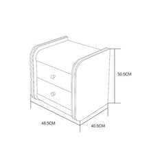 Comodino in Tessuto, con cassetto Ripiani e cassetto Moderno Semplice Armadio Camera da Letto Armadio Mini FANJIANI